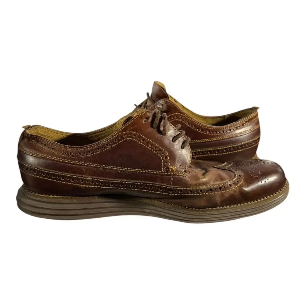 Cole Haan Original Grand LWN II Woodbury Chestnut Oxfords Size 10 M C27845